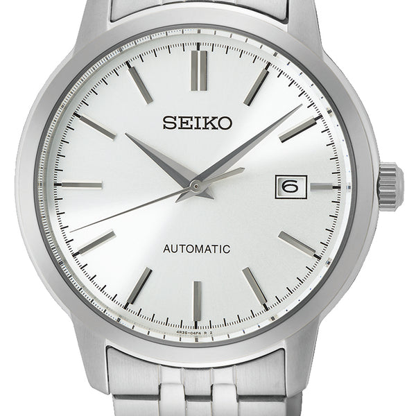 Seiko Essentials Automatic 100M Silver Dial Mens Watch SRPH85K – Watch  Direct Australia