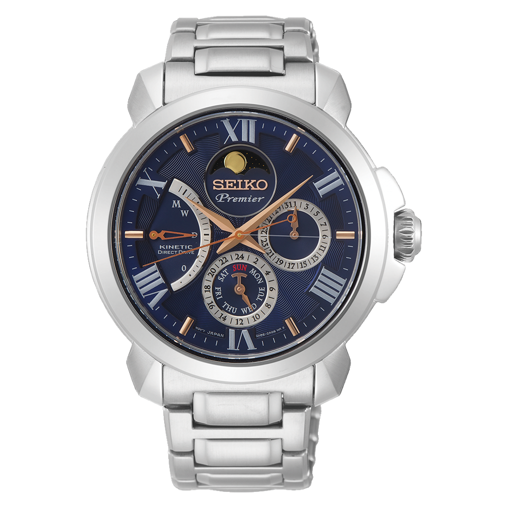 Seiko Premier Kinetic Blue Dial Watch SRX017J – Watch Direct Australia