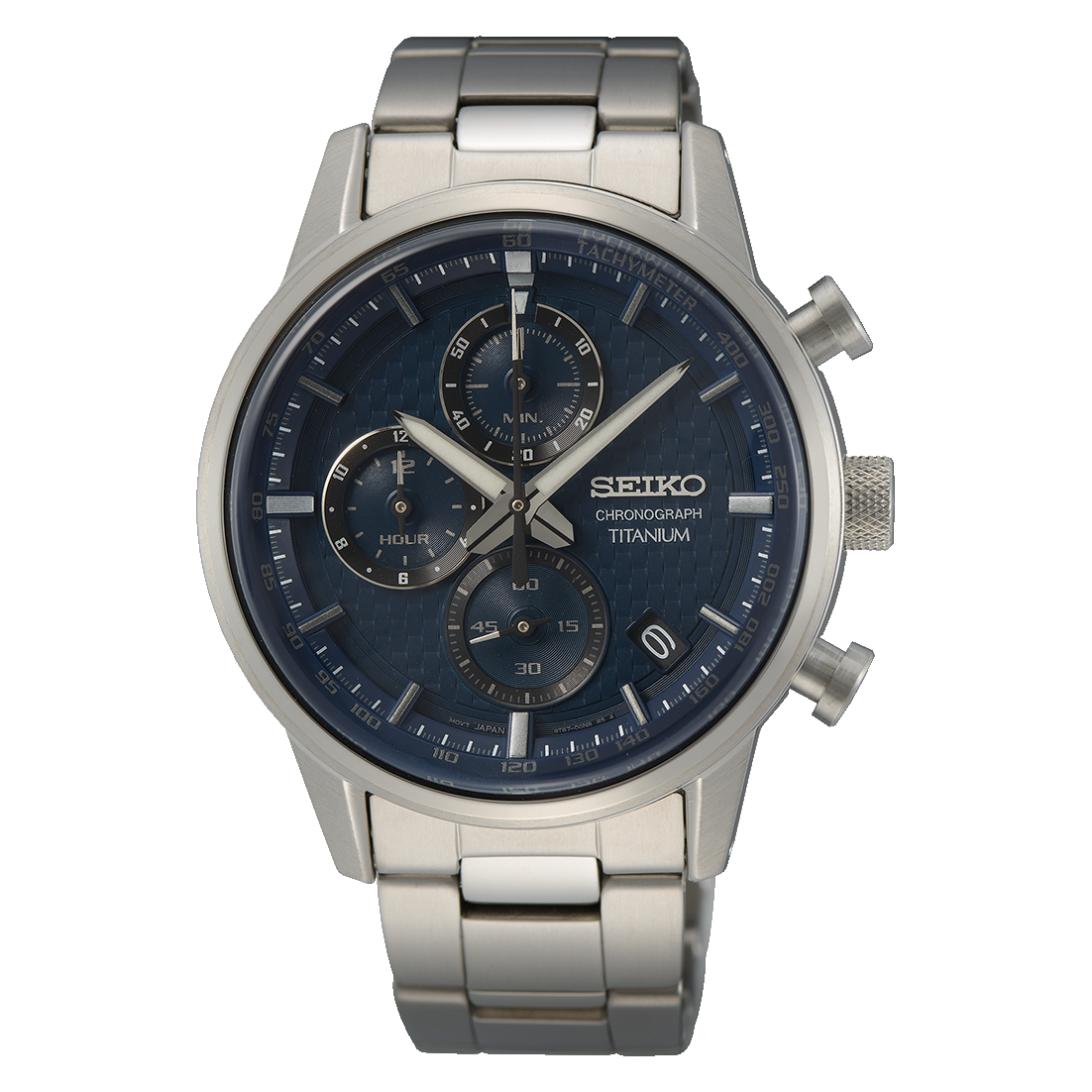 Seiko Titanium Chronograph Quartz Men's Watch SSB387P – Watch Direct  Australia