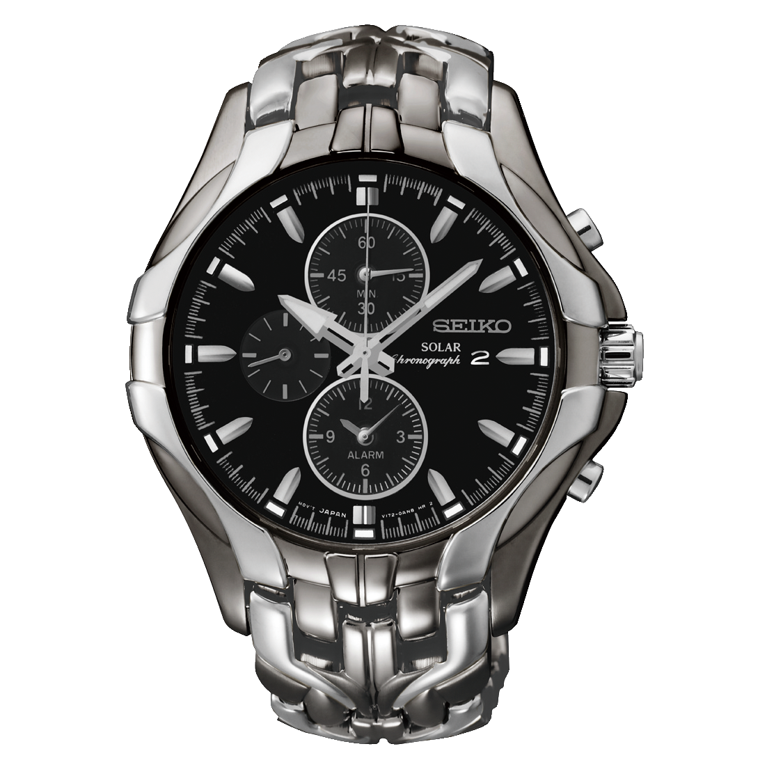 Seiko Solar Chronograph Excelsior Gunmetal Black Ion Finish Watch SSC1 –  Watch Direct Australia