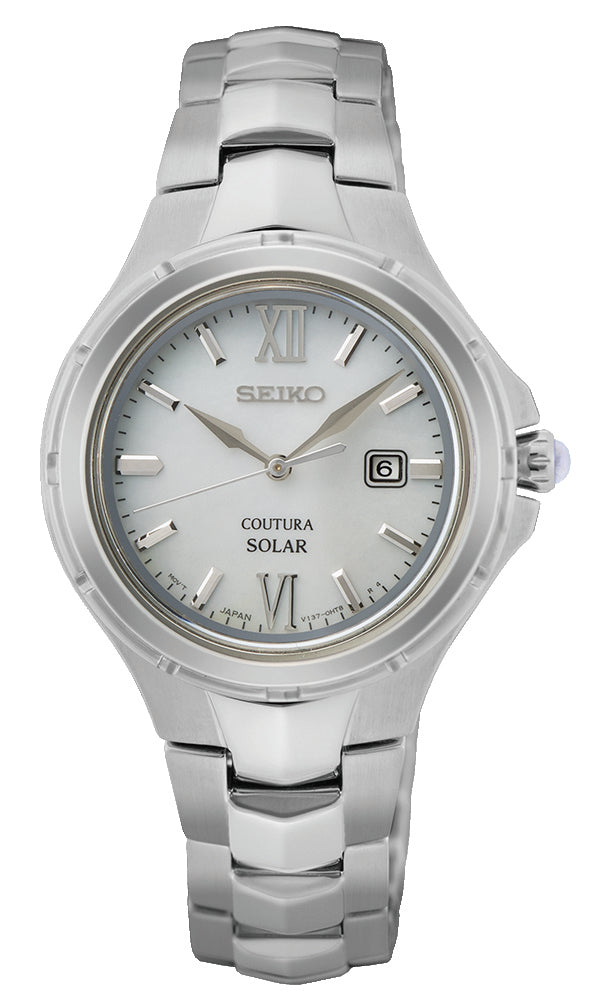 Seiko Ladies Coutura Daywear Silver Stainless Steel Watch SUT429P – Watch  Direct Australia