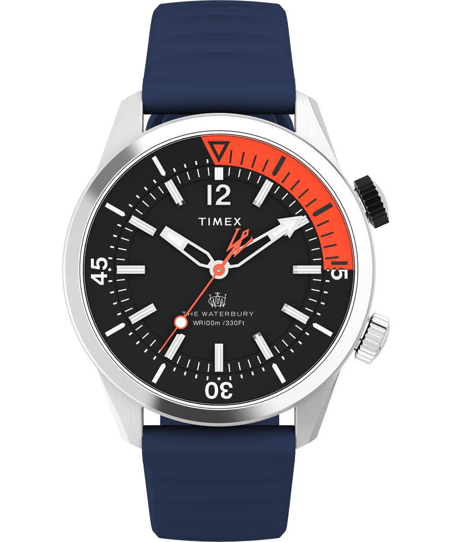 Timex Waterbury Dive Synthetic Rubber Strap Watch TW2V73500 – Watch Direct  Australia