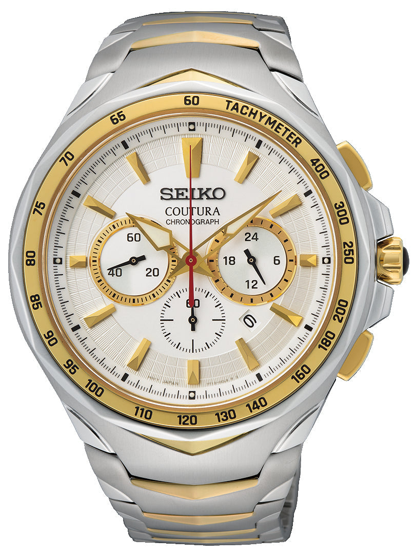 Seiko Coutura Men's Two-Tone Chronograph Watch SRWZ24P-9 – Watch Direct  Australia