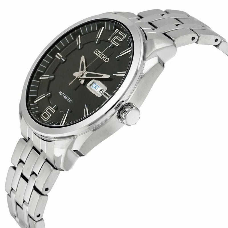 Seiko Recraft Automatic Black Dial Stainless Steel Mens Watch SNKN47P –  Watch Direct Australia