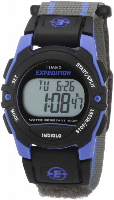 Timex Expedition Classic Digital Chrono Alarm Timer Blue/Grey Fast Wra –  Watch Direct Australia