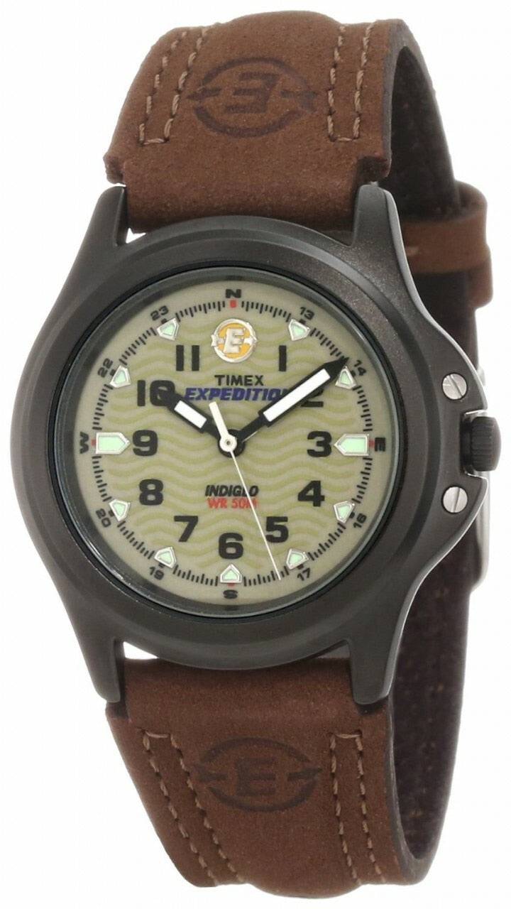 Timex Expedition Brown Leather Strap Metal Field T47042 - Womens Watch –  Watch Direct Australia