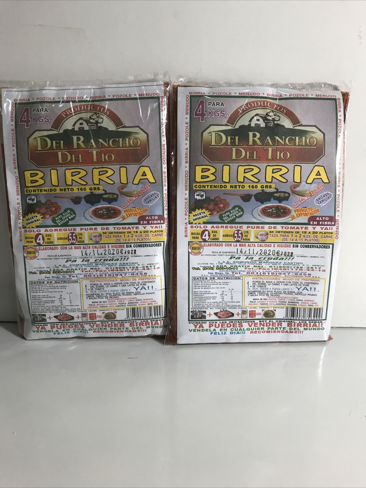 2-Pk Mexican Birria Meat Seasoning Sazonador Para Birria 160gr/ –  CompraPromex