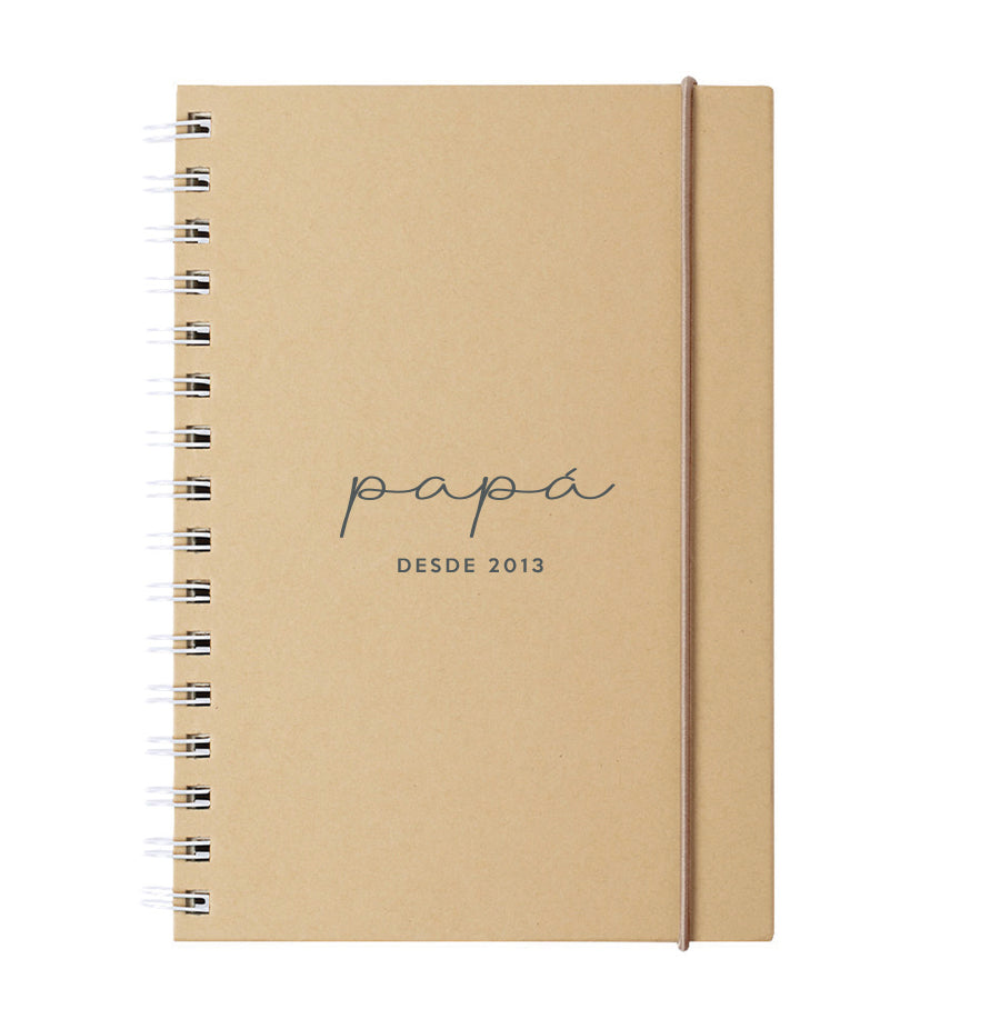 Cuaderno personalizado para regalar el día del padre