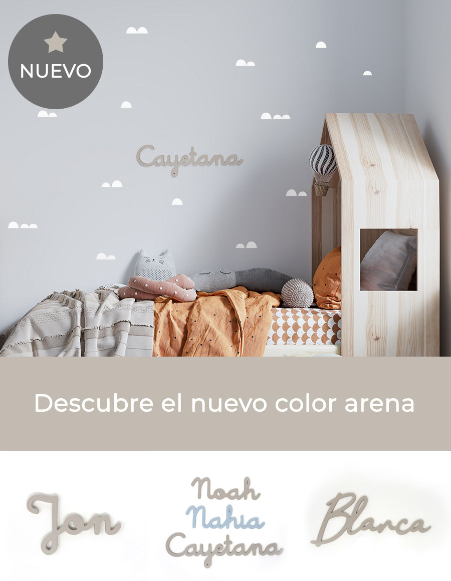 Nuevo color Arena nombres de madera