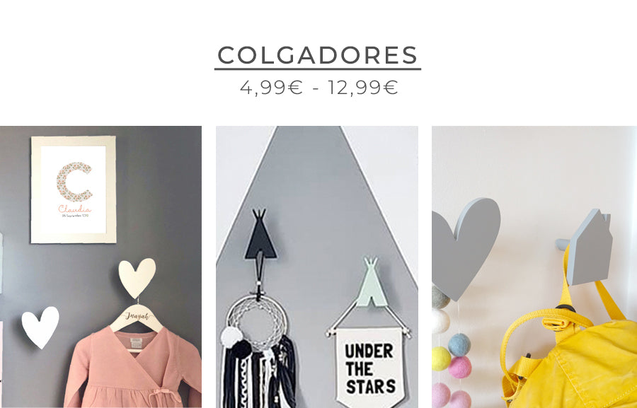 Comprar online colgadores de pared Nicolasito.es