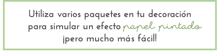 Utiliza varios paquetes para simular efecto papel pintado