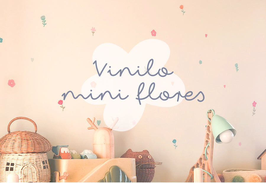 Vinilo mini flores