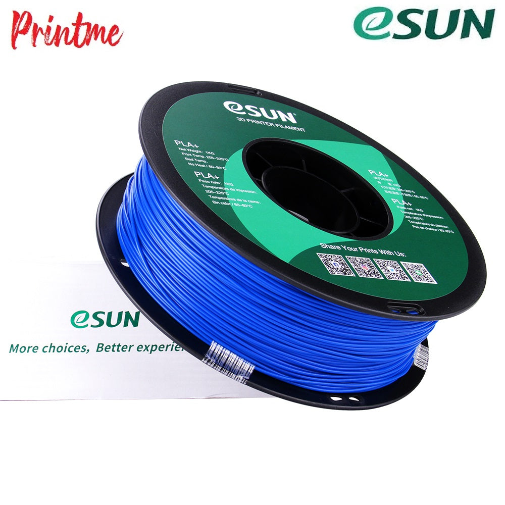 eSUN Silk PLA 3D Printer Filament, Dimensional Accuracy +/- 0.03 mm, 1 kg  Spool, 1.75 mm, Blue
