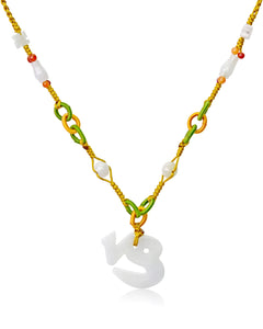 Capricorn Astrology Handmade Jade Necklace Single Pendant