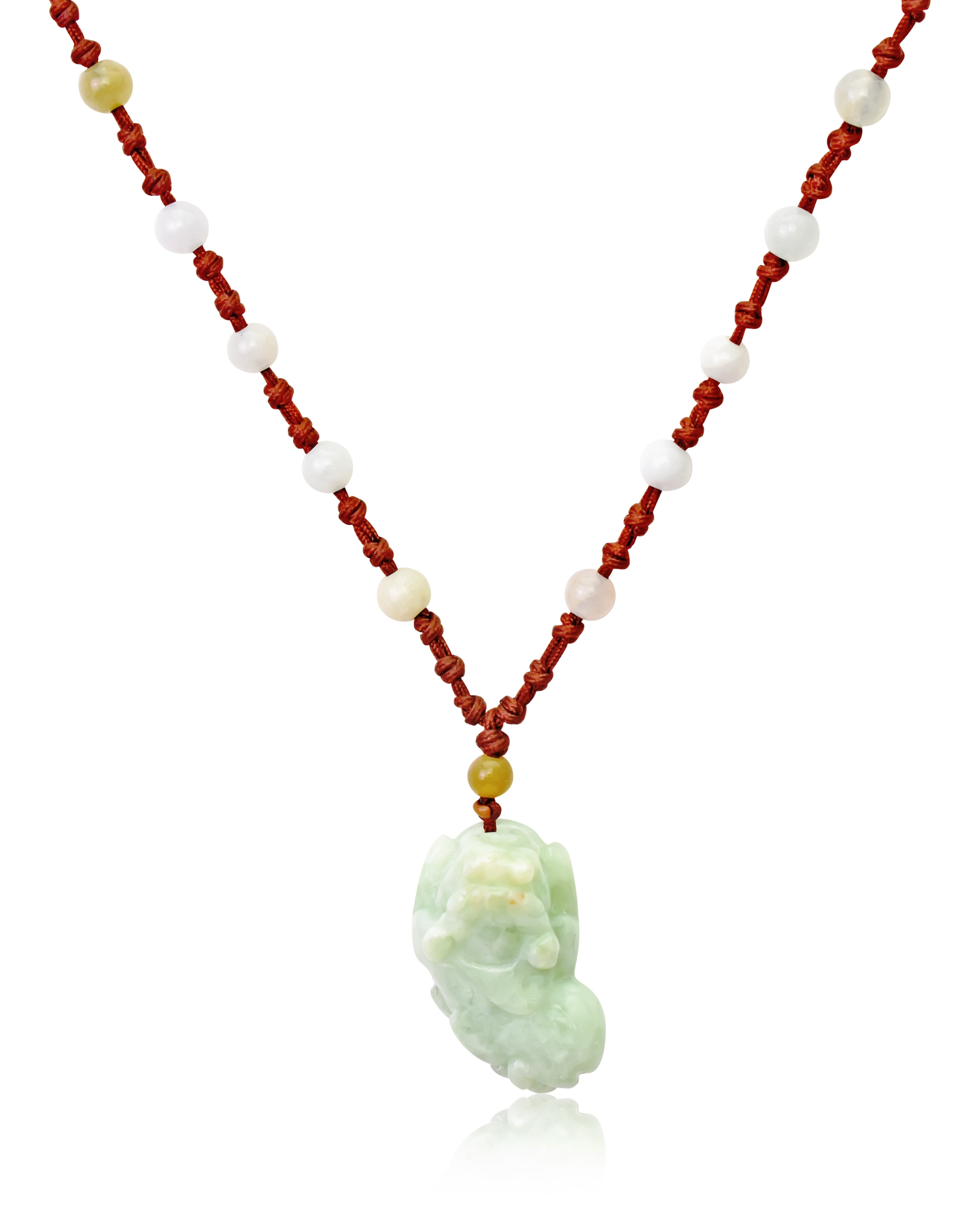 PI Yau Handmade Jade Necklace Pendant