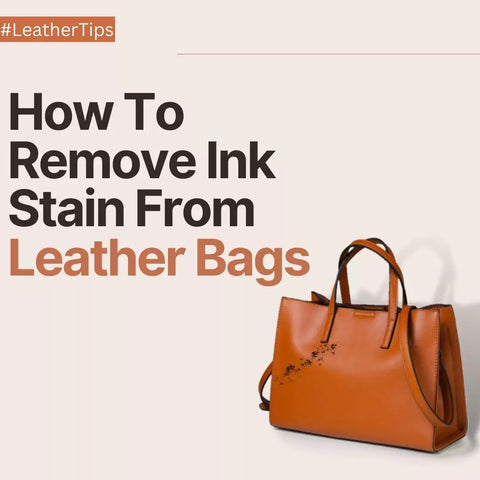 How to remove ink stain from leather bags