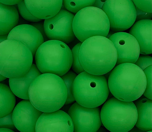 15mm Sage Green Round Silicone Beads, Green Round Silicone Beads, Beads  Wholesale