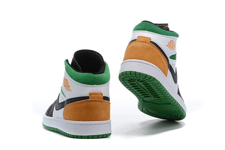 Air Jordan 1 White Green Yellow 36-45