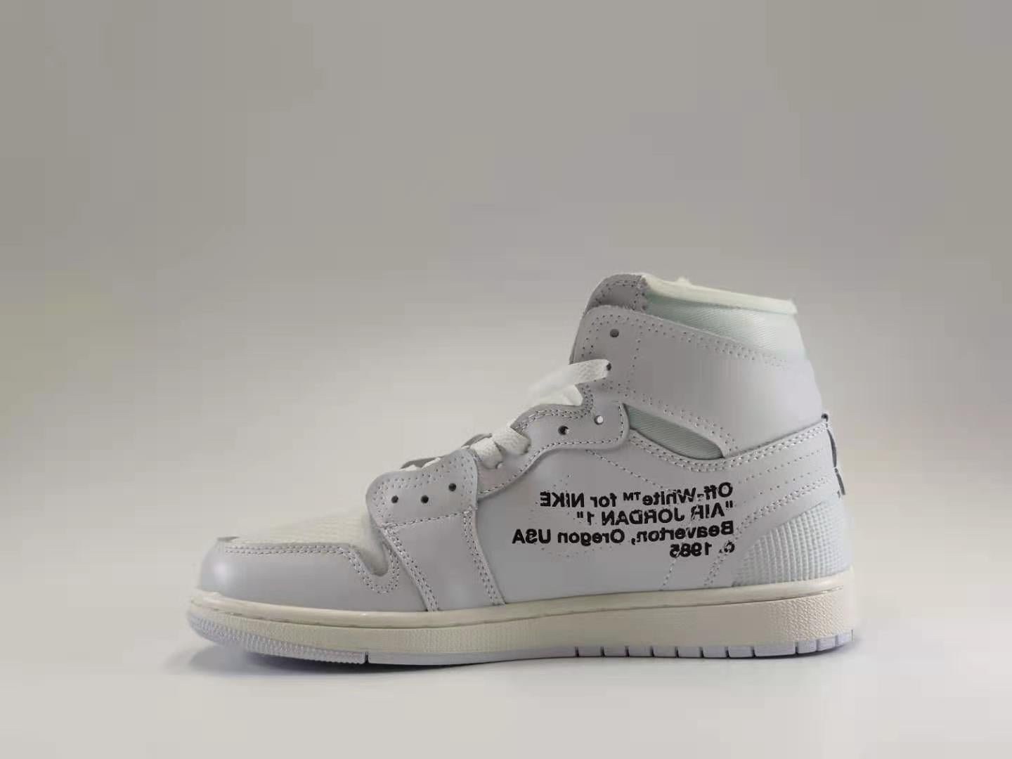 OW x Air Jordan 1 White 36-46