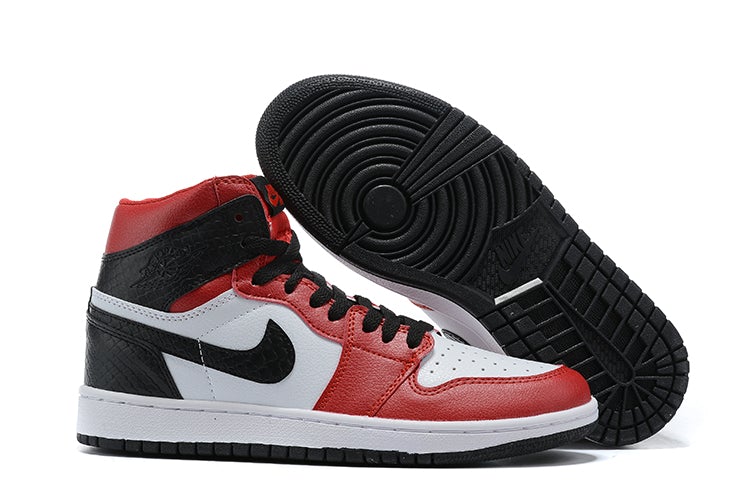 Air Jordan 1 Black Red Serpentine 36-46