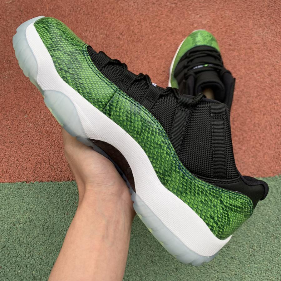 Air Jordan 11 Green Snakeskin