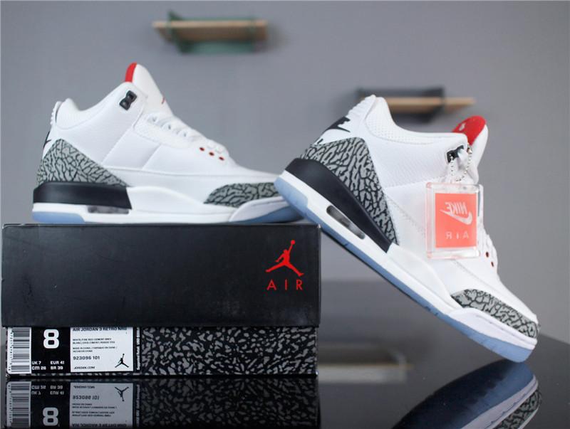 Air Jordan 3 Retro OG 854262-101 鈥淲hite Cement"