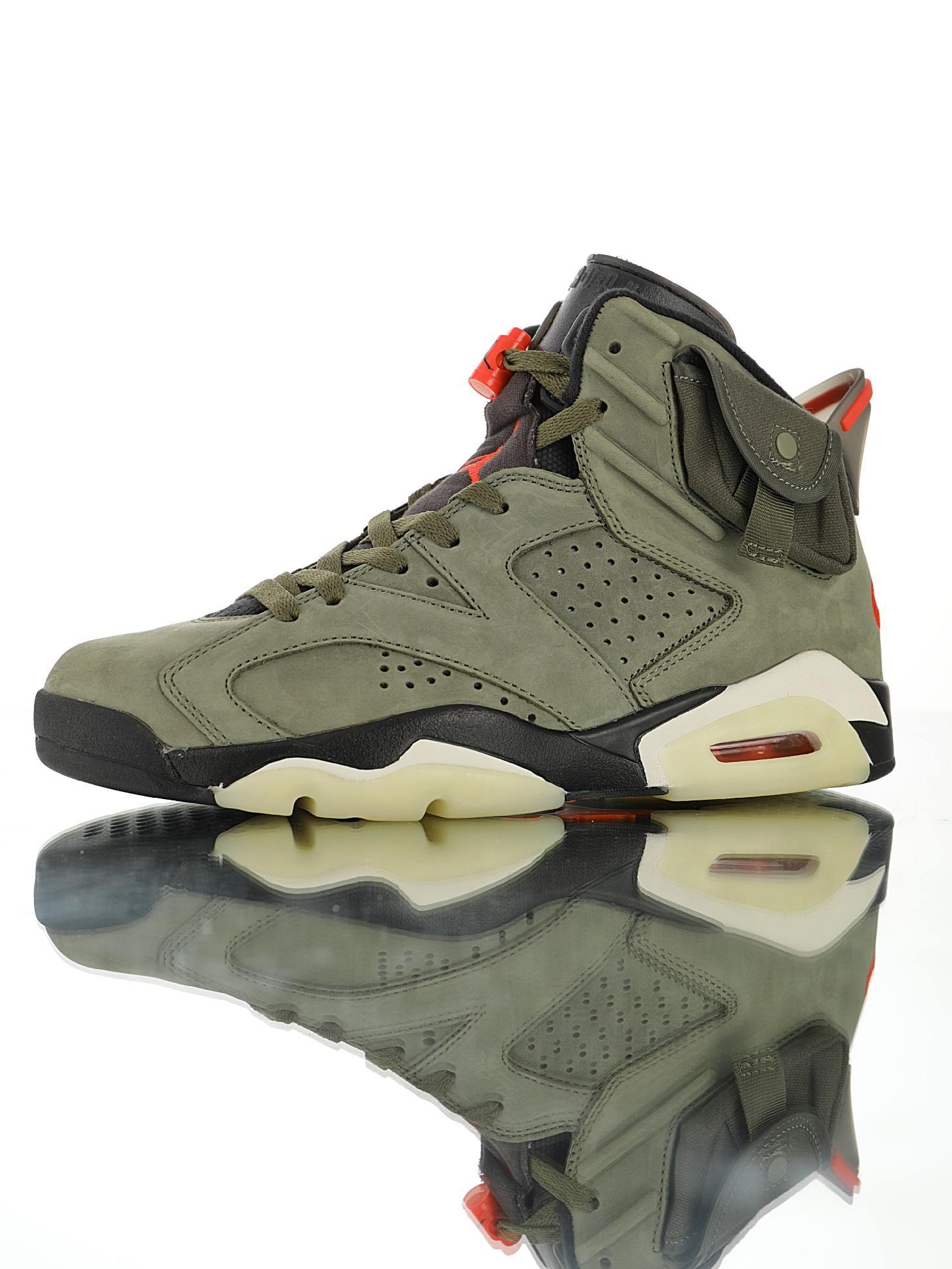 Travis Scott x Air Jordan 6 3M Sneaker Shoes