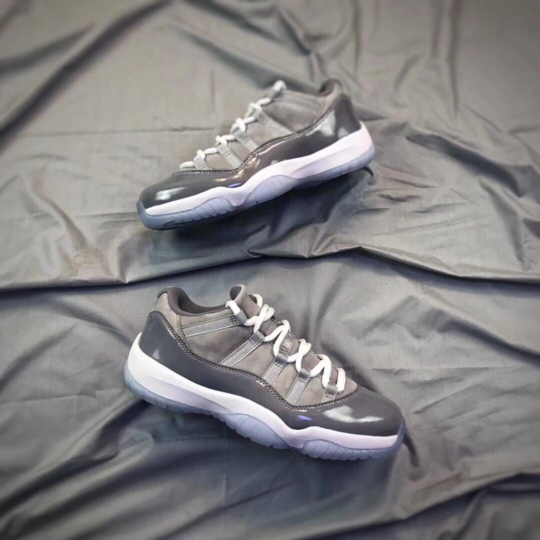 Air Jordan 11 Retro AJ11 Low "Cool Grey"