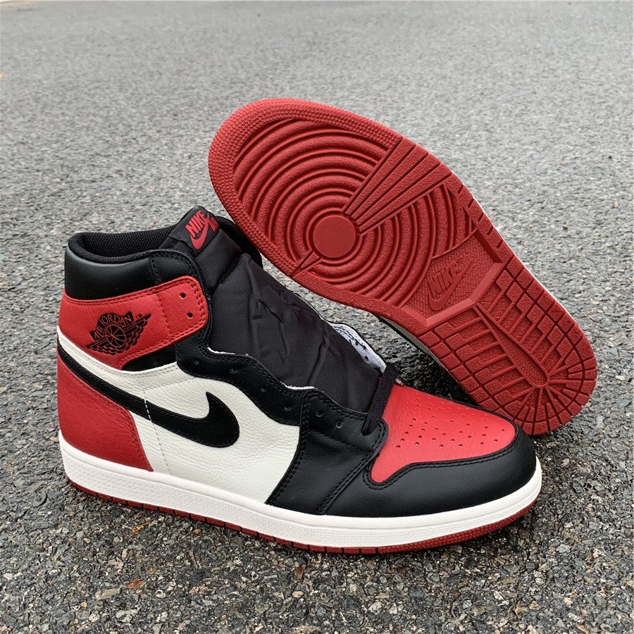 Air Jordan 1 OG Bred Toe 555088-610