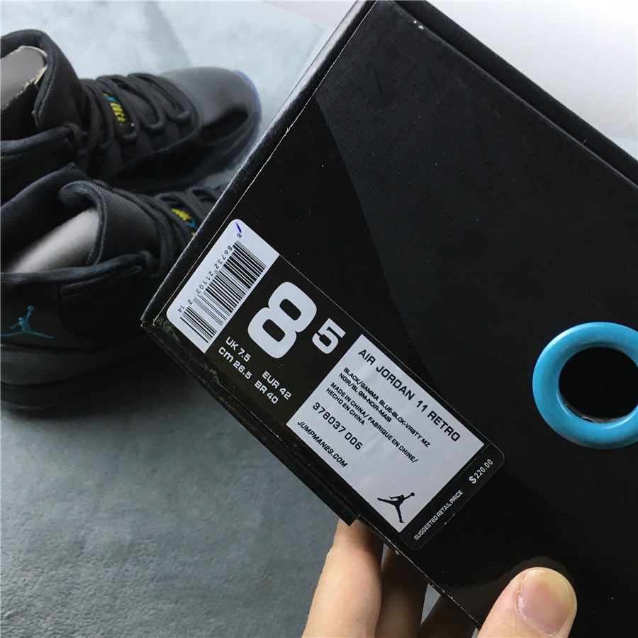 AIR JORDAN 11 Gamma Blue 378037-006 36-47