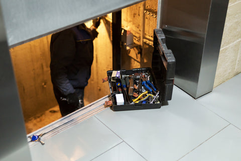 elevator shaft inspection camera