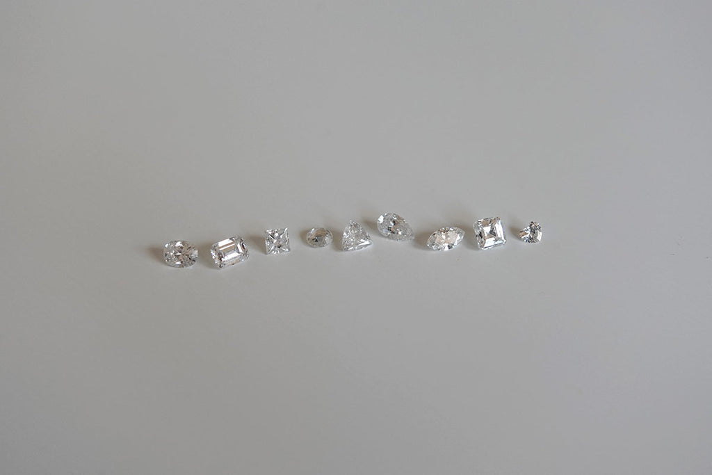 SHINDO HARUKA Order & reform Jewelry | Diamond various shapes dome ring