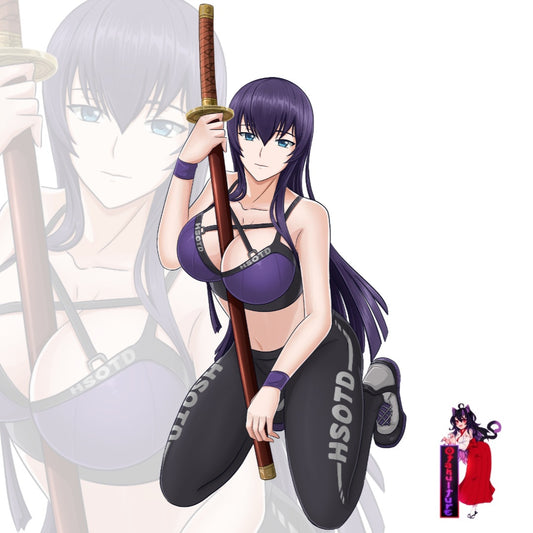 High School of The Dead; Saeko Busujima, While looking for …