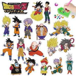 Dragonball Z Diamond Painting Sticker Set - Color-Full Creations - Dragonball Sticker
