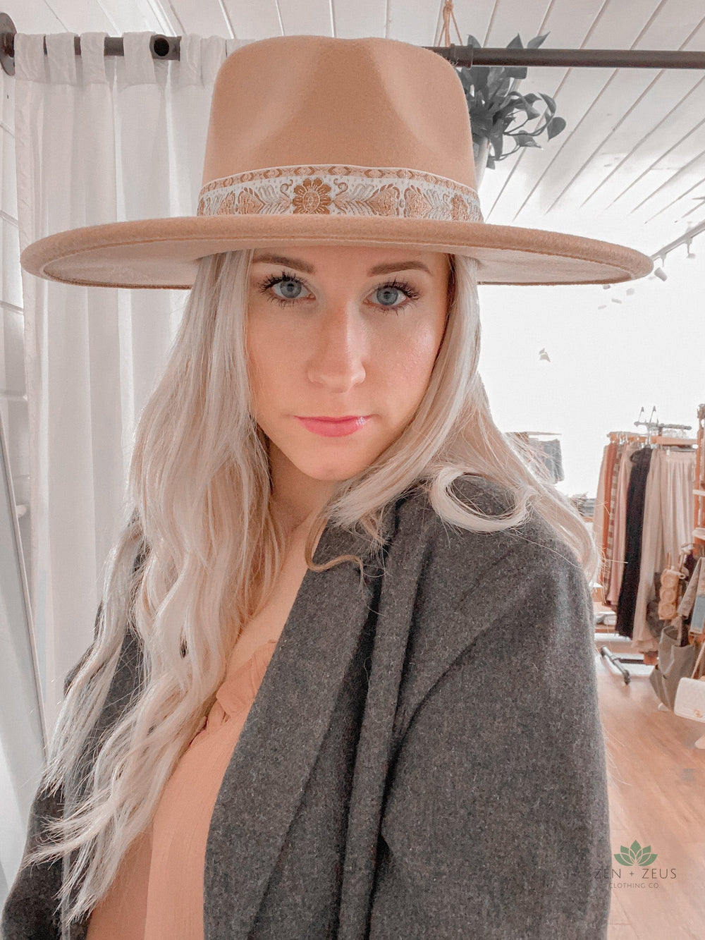 Delaney Wide-Brim Hat