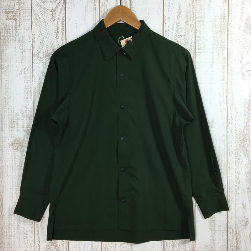 山と道 UL Shirt Duck Green XL - luknova.com