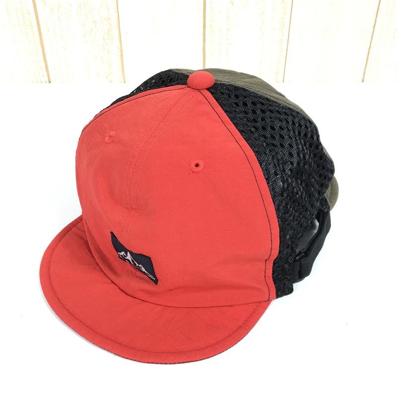 【M】 エルドレッソ ツインズ キャップ Twins Cap ダブルブリム ランニング ハット ELDORESO E7006111 レッド系