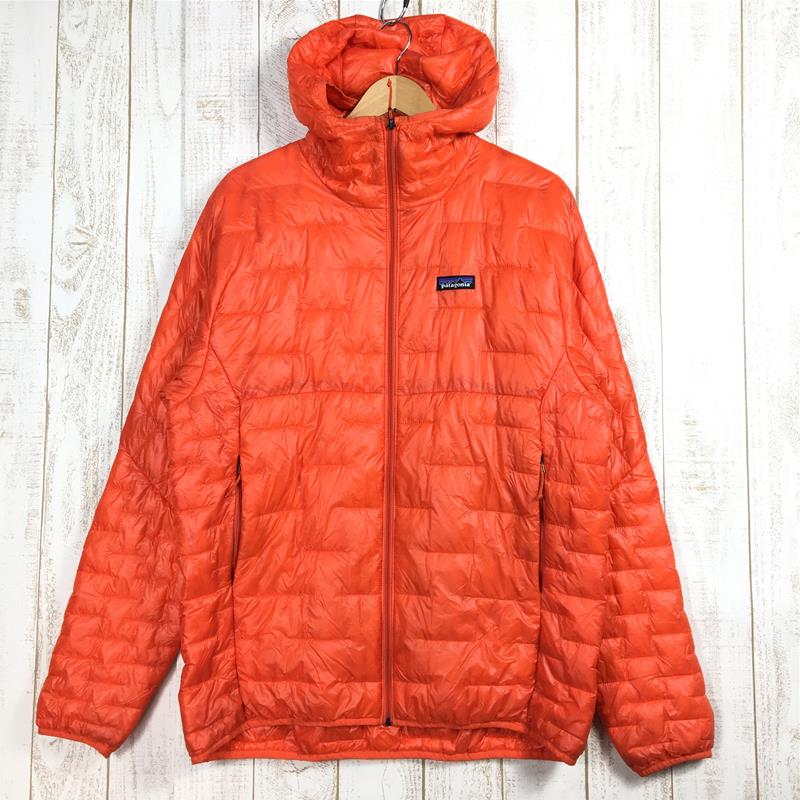 【MEN's L】 パタゴニア マイクロ パフ フーディ MICRO PUFF HOODY プルマフィル インサレーション ジャケット  PATAGONIA 84030 PBH Paintbrush Red オレンジ系