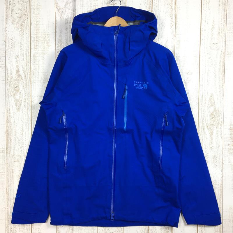 MENs M  マウンテンハードウェア アルケミー フーデッド ジャケット Alchemy Hooded Jacket DryQElite防水 ソフトシェル フーディ MOUNTAIN HARDWEAR OM6127 ブルー系