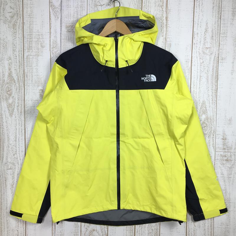 【MEN's M】 ノースフェイス クライム ライト ジャケット Climb Light Jacket ゴアテックス レインシェル フーディ  NORTH FACE NP11503 イエロー系