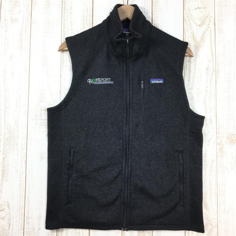 無傷MENs S  パタゴニア ベター セーター ベスト Better Sweater Vest フリース 企業刺繍 ユニフォーム PATAGONIA 25881 BLK Black ブラック系