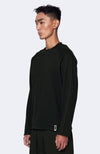 IISE US Rolled Hem Longsleeve - Black TOP