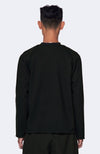 IISE US Rolled Hem Longsleeve - Black TOP