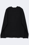 IISE US Rolled Hem Longsleeve - Black TOP