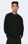 IISE US Rolled Hem Longsleeve - Black TOP