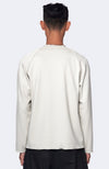 IISE US Rolled Hem Longsleeve - Ivory TOP