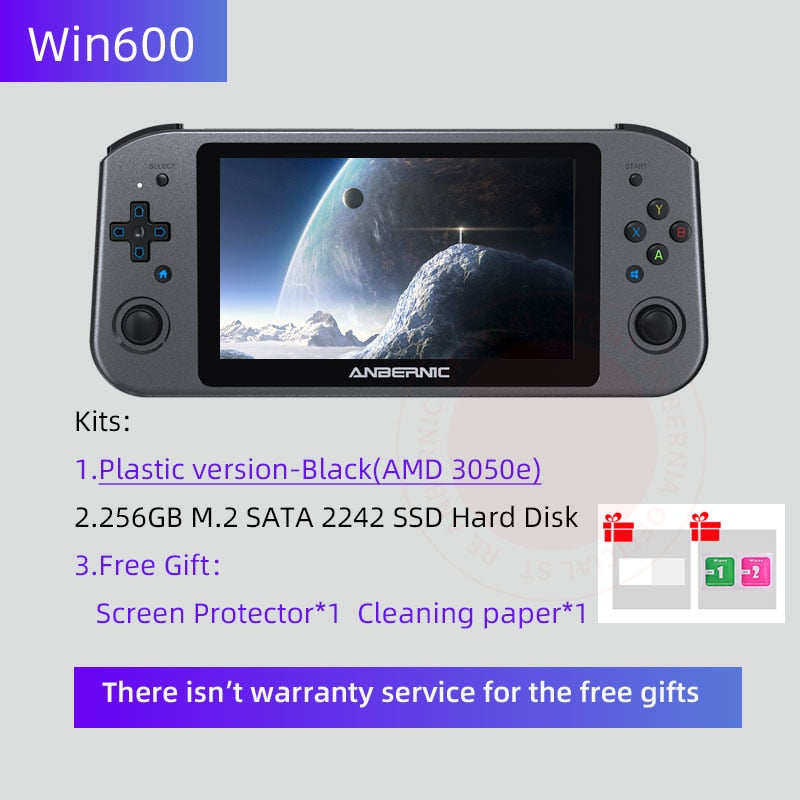 Anbernic Win600 5.94inch Handheld Game Console with Steam OS Win