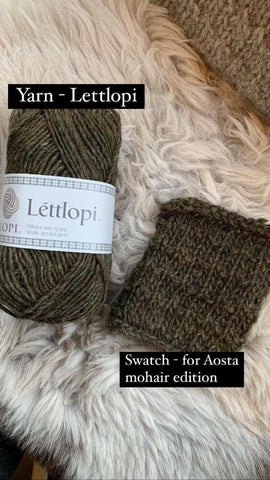 Lopi Lettlopi Swatch at No Frills Knitting
