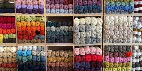 DK Yarns at No Frills Knitting