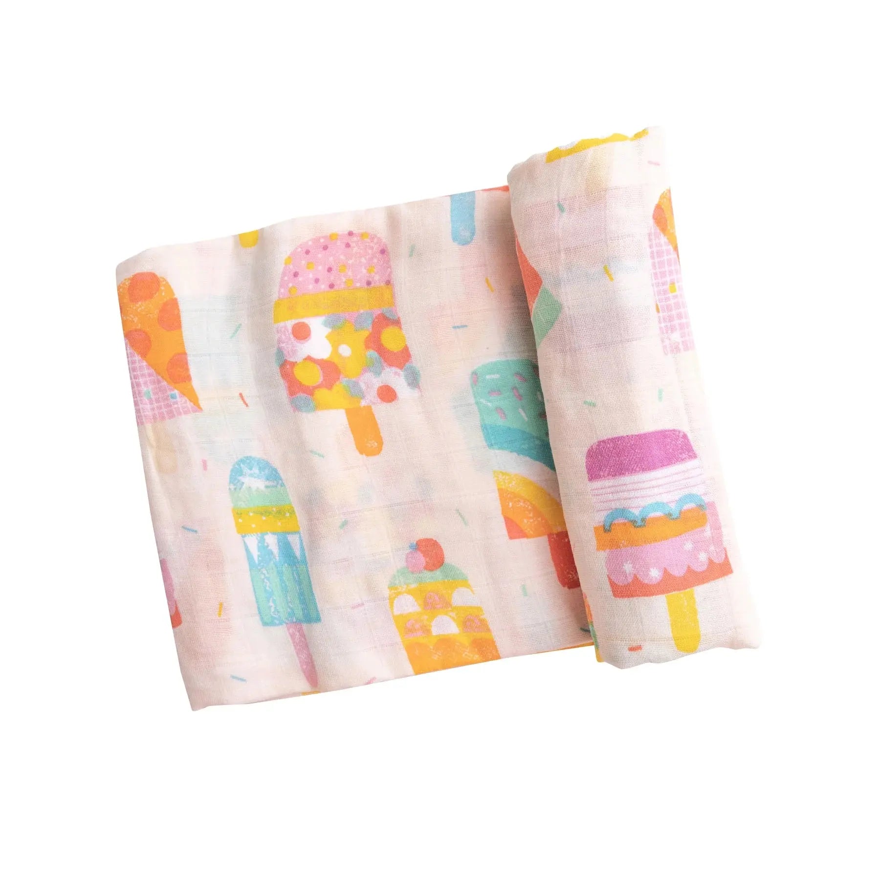 Bamboo Muslin Swaddle Blanket - Summer Popsicles | Angel Dear | Angel Dear | Jenni Kidz